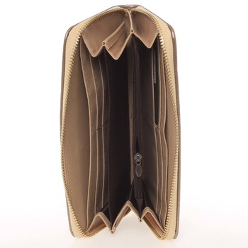 Moderná dámska peňaženka s pútkom zlatá - Milano Design SF1821