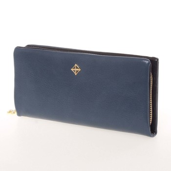 Módna dámska peňaženka/listová kabelka modrá - Milano Design SF1803