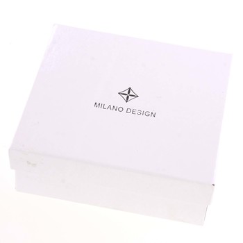 Jednoduchá malá dámska strieborná peňaženka - Milano Design SF1806