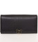 Nadčasová dámska polokožená čierna peňaženka - Cavaldi PX272