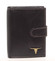 Štýlová pánska kožená peňaženka čierna - BUFFALO Duke