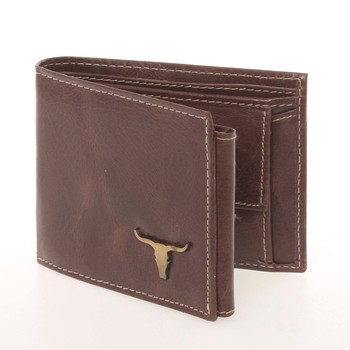 Klasická pánska kožená peňaženka hnedá - BUFFALO Draven