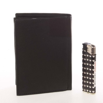 Pánska kožená čierna peňaženka - Delami Therron