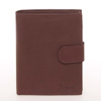 Módna pánska kožená hnedá peňaženka - Delami Chappel