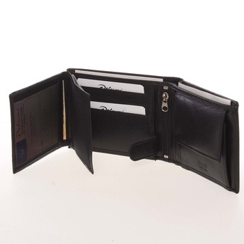 Pánska kožená čierna peňaženka - Delami Colbey