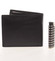 Kožená elegantná čierna peňaženka pre mužov - Delami Gaillard