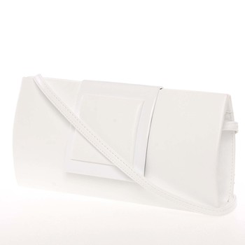 Dámska listová kabelka biela - Royal Style Erna