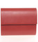 Stredná dámska elegantná listová kabelka červená matná - Delami Sandiego