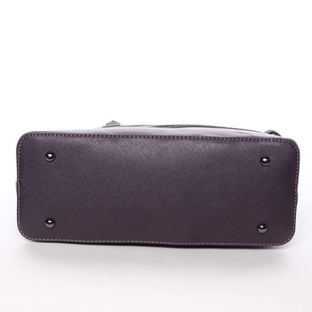 Exkluzívna dámska fialová pevná kabelka do ruky - David Jones Agape
