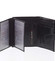 Pánska kožená čierna peňaženka so zápinkou - Bellugio Caeras