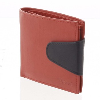 Pánska kožená peňaženka červená - Delami 11816