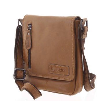 Luxusná pánska kožená taška hnedá - Kimberley Torr