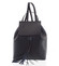 Luxusný dámsky ruksak čierny kožený - ItalY Adelpha