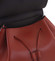 Luxusný dámsky ruksak tmavočervený kožený - ItalY Adelpha
