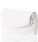 Dámska biela elegantná lesklá listová kabelka - Delami Wave