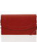 Dámska červená elegantná matná listová kabelka - Delami Wave