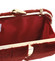 Originálna dámska plyšová listová kabelka v červenej farbe - Delami