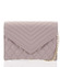 Originálna dámska prešívaná ružová listová kabelka - Delami Agnella