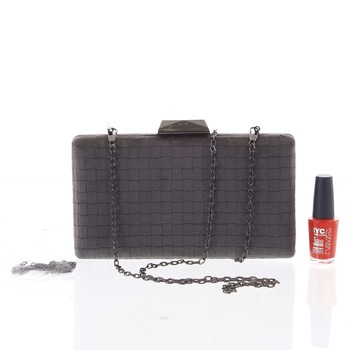 Luxusná semišová originálna tmavosivá listová kabelka - Delami ZL093