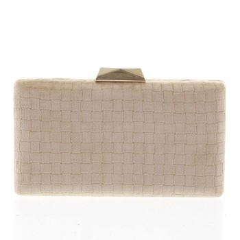 Luxusná semišová originálna tmavobéžová listová kabelka - Delami ZL093