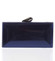 Luxusná lakovaná dámska tmavomodrá listová kabelka - Delami Presha