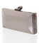 Luxusná lakovaná dámska sivá listová kabelka - Delami Presha