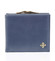 Moderná menšia dámska modrá peňaženka - Milano Design SF1814