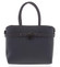 Luxusná štýlová menšia tmavosivá kabelka do ruky - David Jones Haless