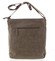 Veľká dámska taupe crossbody kabelka - Enrico Benetti Loffel