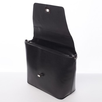 Elegantná pevná kabelka čierna - Delami Amari