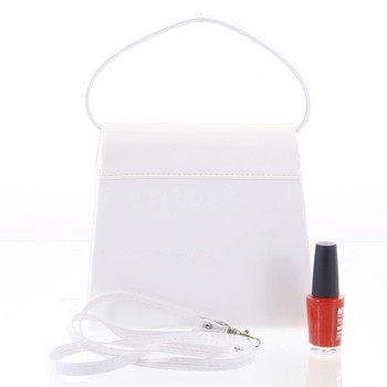 Luxusná dámska listová kabelka/kabelka biela - Delami DM103