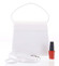 Luxusná dámska listová kabelka/kabelka biela - Delami DM103