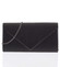 Štýlová dámska listová kabelka vzorovaná čierna - Delami HD743