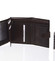 Väčšia pánska hnedá kožená peňaženka so zápinkou - Diviley Heelal