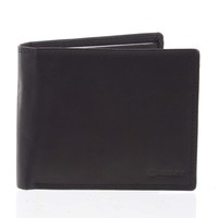 Praktická pánska voľná čierna peňaženka - Diviley Unibertsoa
