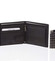 Praktická pánska voľná čierna peňaženka - Diviley Unibertsoa