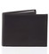 Pánska voľná čierna kožená peňaženka - Diviley Cycbet
