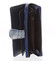 Luxusná hadia kožená modrá peňaženka s odleskom - Lorenti 116SK