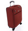 Nadčasový ľahký látkový cestovný kufor červený - Menqite Timeless S