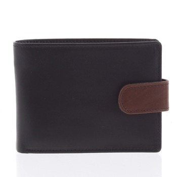 Kožená čierna pánska peňaženka - Tomas 99VT