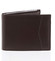 Pánska hnedá kožená voľná peňaženka - Tomas Paast