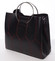 Luxusná dámska kabelka čierno červená - Delami Gracelynn