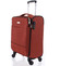 Odľahčený cestovný kufor malinovočervený - Menqite Kisar L