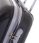 Kvalitný a elegantný pevný čierny cestovný kufor - Agrado Peter L