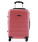 Kvalitný a elegantný pevný ružový cestovný kufor - Agrado Michael M