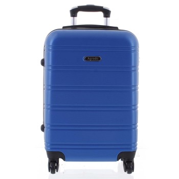 Kvalitný a elegantný pevný žiarivo modrý cestovný kufor - Agrado Michael S