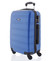 Kvalitný a elegantný pevný žiarivo modrý cestovný kufor - Agrado Michael L