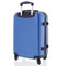 Kvalitný a elegantný pevný žiarivo modrý cestovný kufor - Agrado Michael L