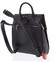 Dámsky pevný moderný kožený ruksak čierny - Hexagona Zoelane
