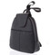 Mäkký dámsky kožený čierny ruksak do mesta - Hexagona Zinovia